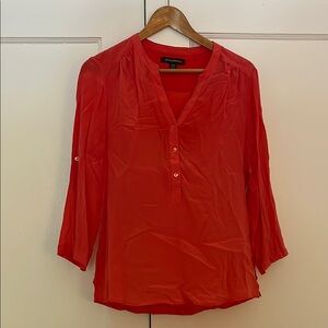 Salmon pink Tommy Bahama shirt in 100% silk